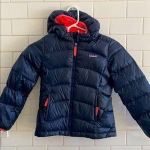 Girls Patagonia Down Sweater Coat. Size 5-6.